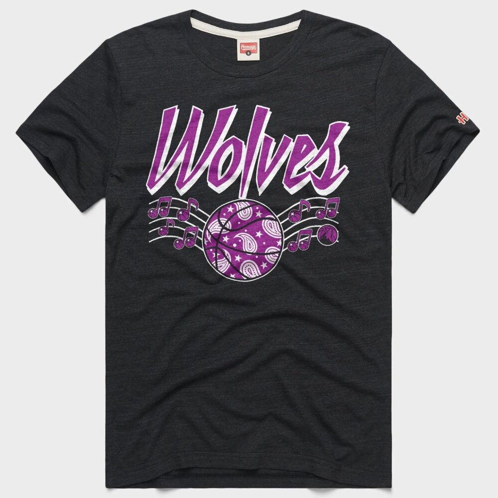 Minnesota Timberwolves City Edition Homage Prince T-Shirt - Small